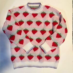 Strawberry Patterned Sweater
